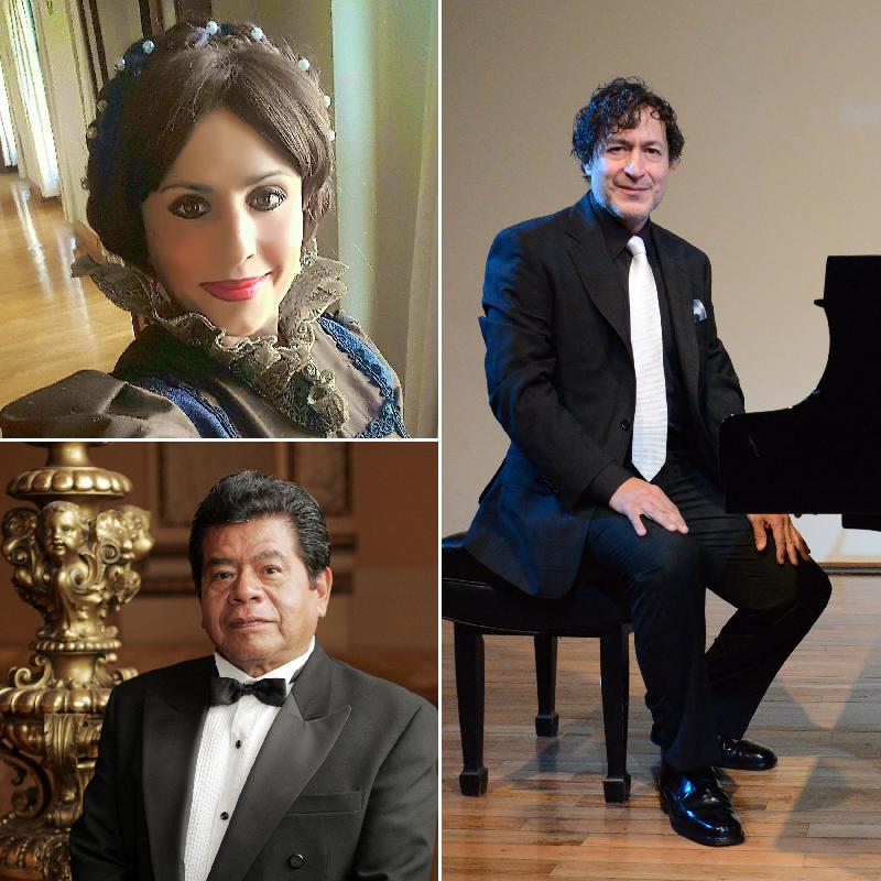 Concierto de voz y piano con Flavio Becerra, Carmen García y Carlos Alberto Pecero